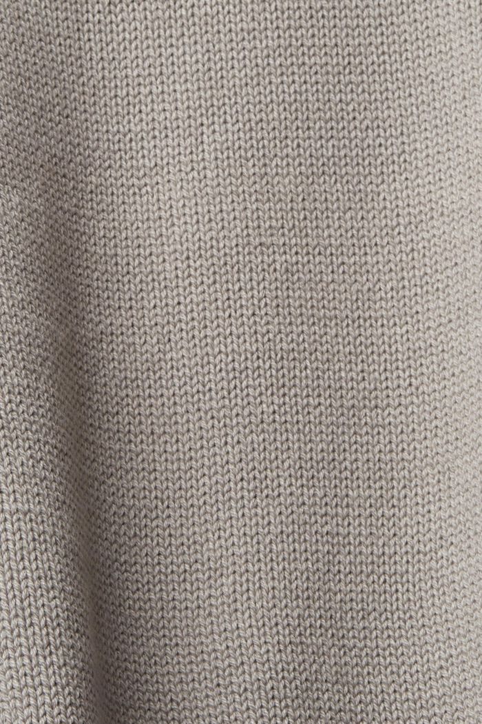 Strikket pullover med rullekrave, MEDIUM GREY, detail image number 1
