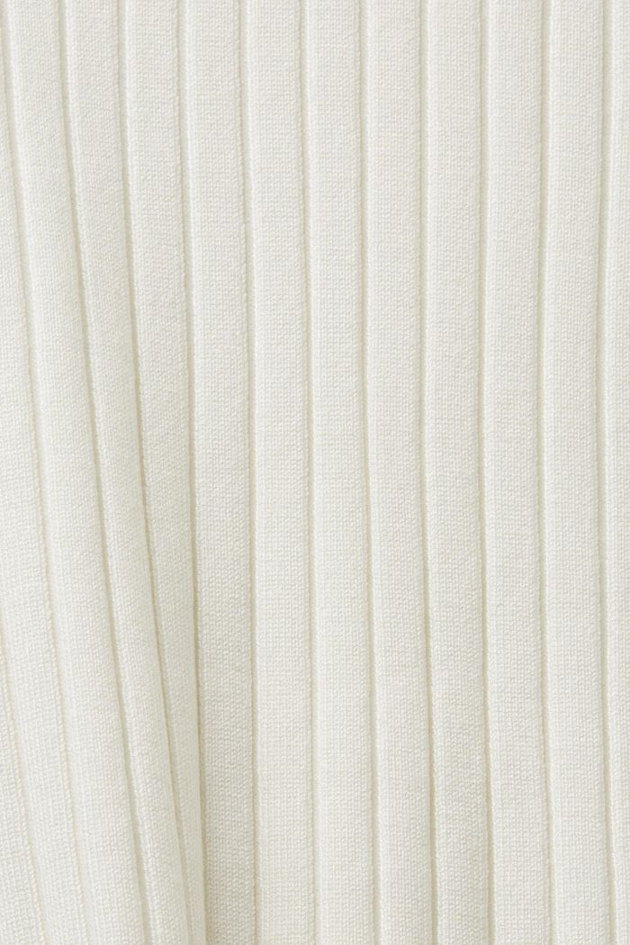 Stribet pullover i ribstrik, OFF WHITE, detail image number 4