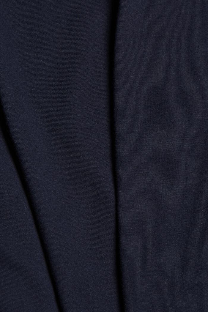 Jerseypyjamas af 100% økobomuld, NAVY, detail image number 3