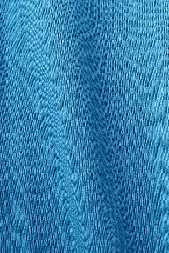 Langærmet top i bomuldsjersey, BLUE, detail image number 5