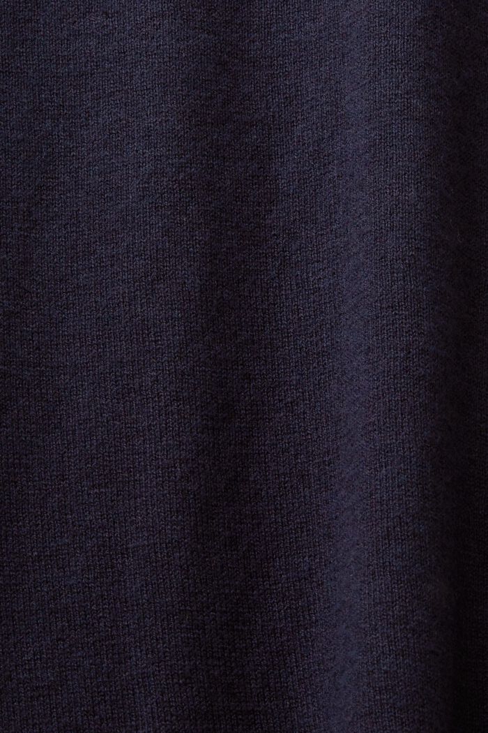 Kortærmet pullover med kashmir, NAVY, detail image number 5