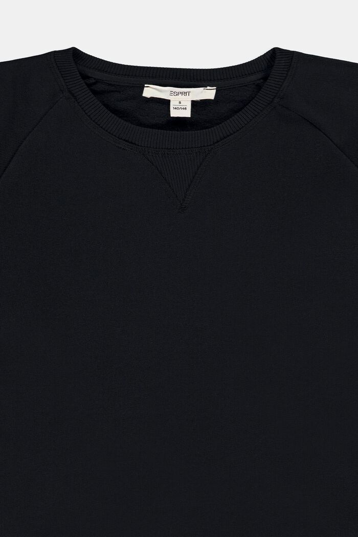 Sweatshirt med logo, BLACK, detail image number 2