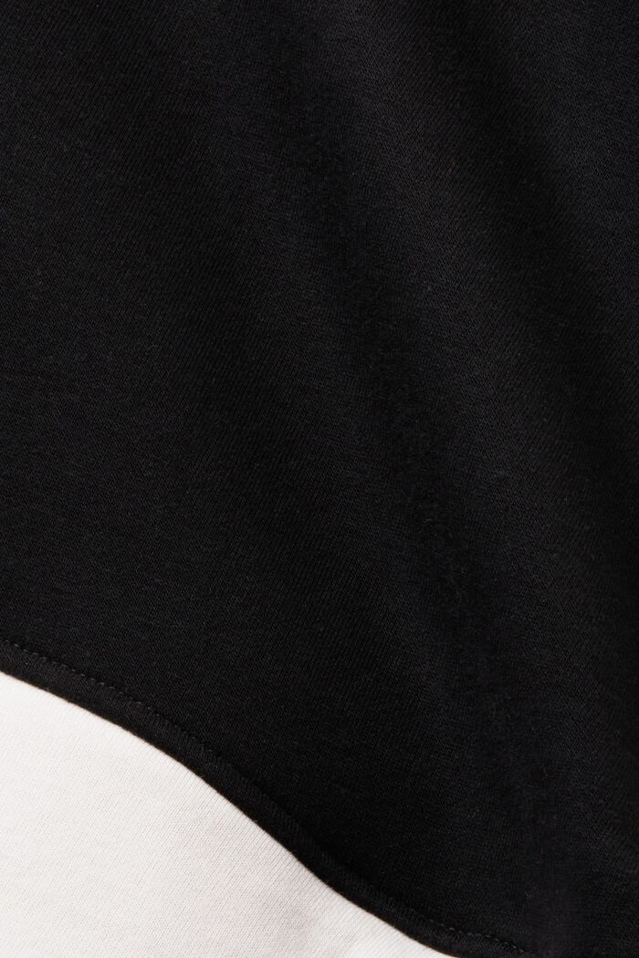 Cardigan i jersey med lynlås, BLACK, detail image number 4