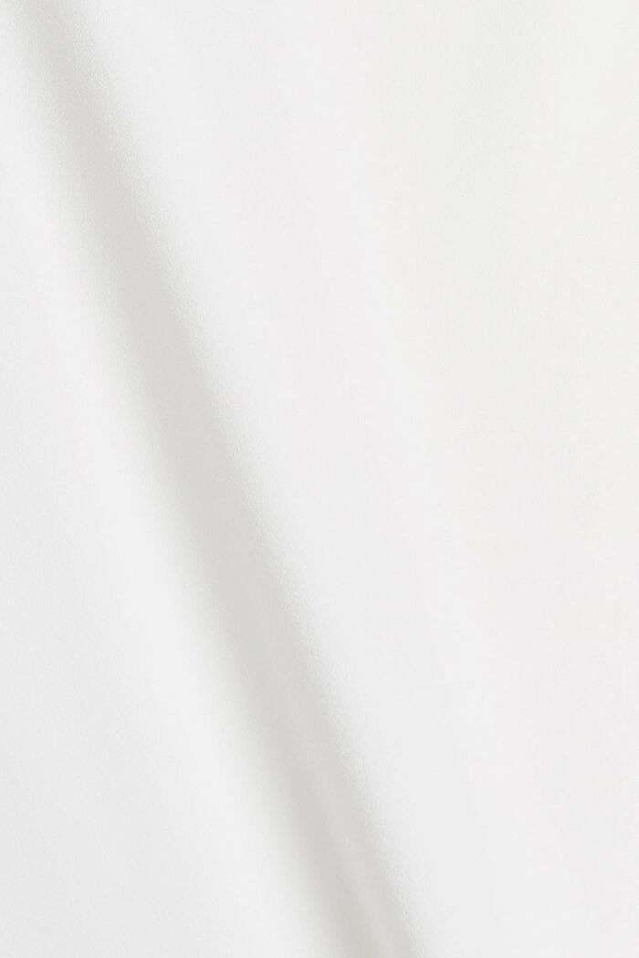 Stretchbluse med rå kanter, OFF WHITE, detail image number 1