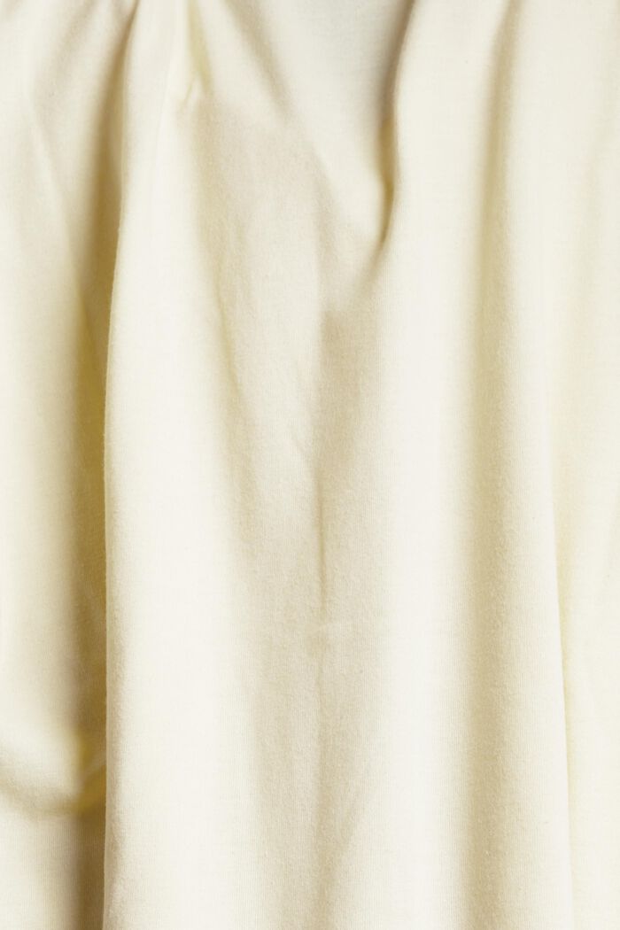 Jerseypyjamas med bomuld, PASTEL YELLOW, detail image number 4