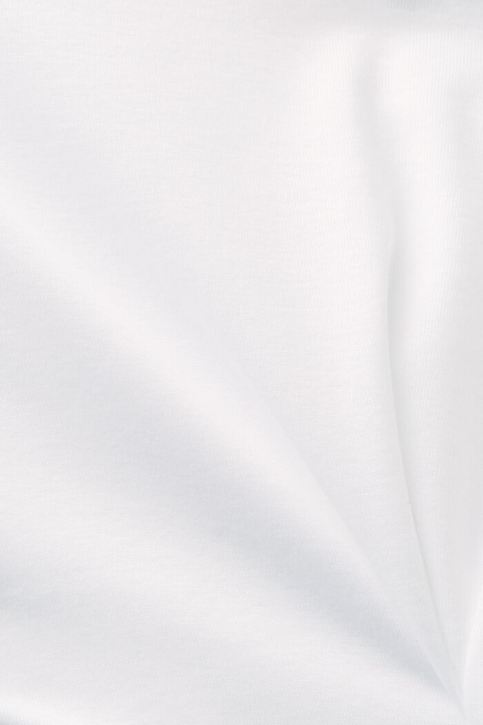 Kortærmet T-shirt i bomuld, WHITE, detail image number 5