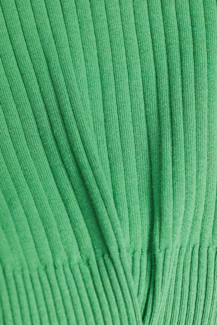 Pullover i ribstrik, GREEN, detail image number 1