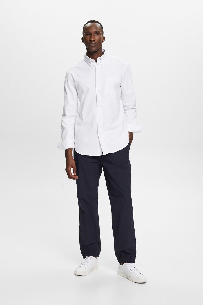 Regular fit-skjorte i twill, WHITE, detail image number 0
