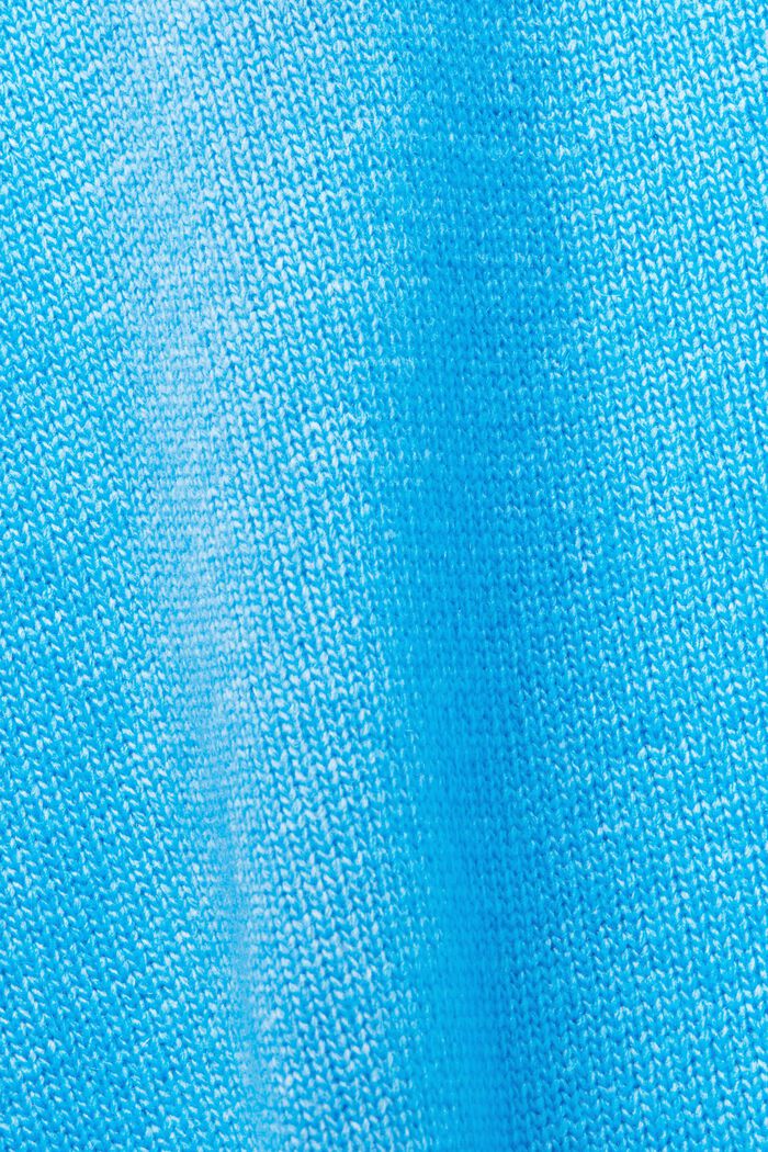 Striksweater med rund hals, BLUE, detail image number 4