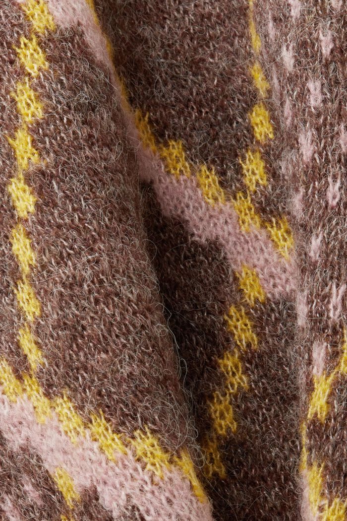 Ternet sweater i uldmiks, TOFFEE, detail image number 5