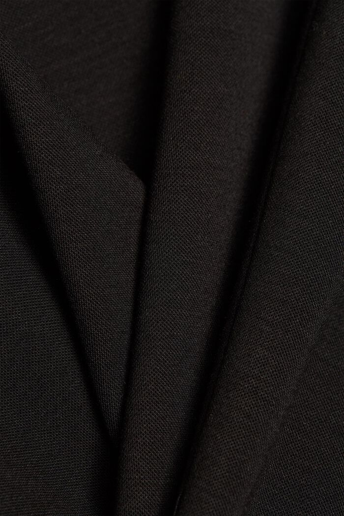 SOFT PUNTO mix + match stretch-nederdel, BLACK, detail image number 4