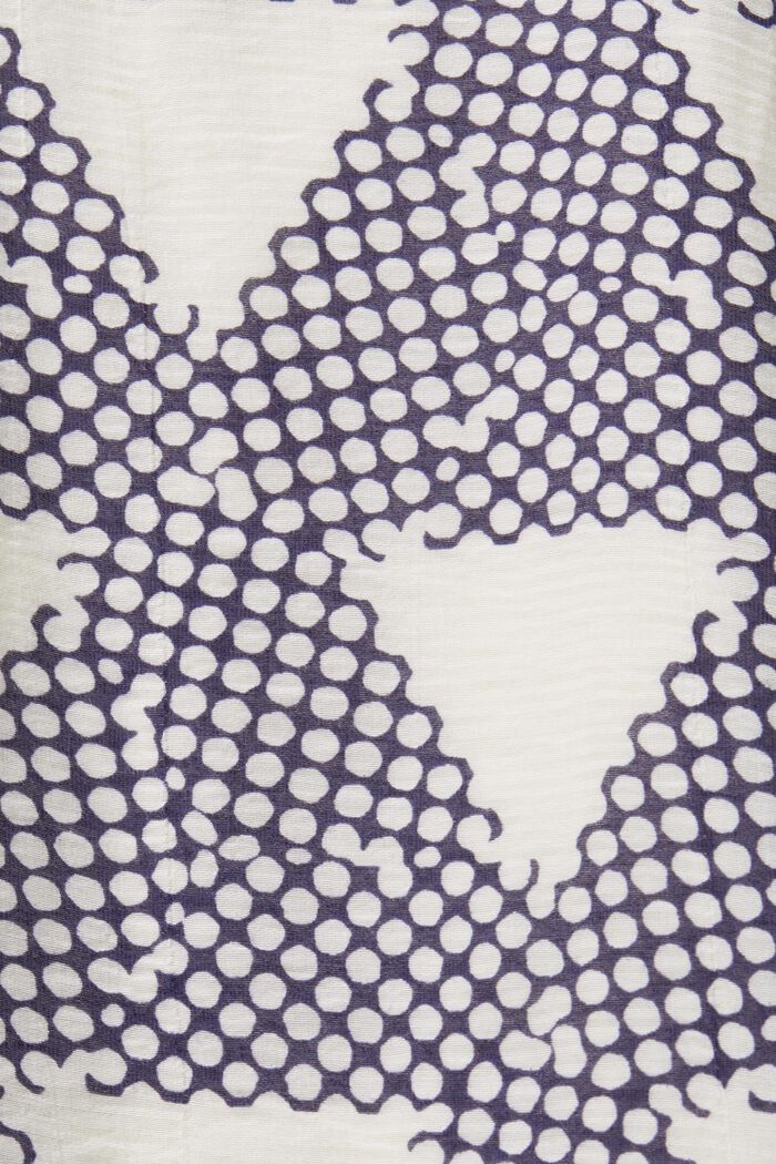 Mønstret kjole, LENZING™ ECOVERO™, DARK BLUE, detail image number 5