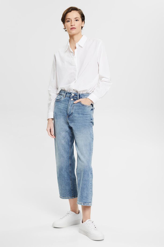 Ankellange jeans med fashion-fit, BLUE LIGHT WASHED, detail image number 5