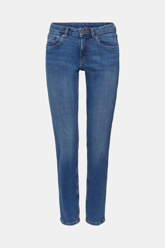 Jeans med slim fit, BLUE MEDIUM WASHED, detail image number 2