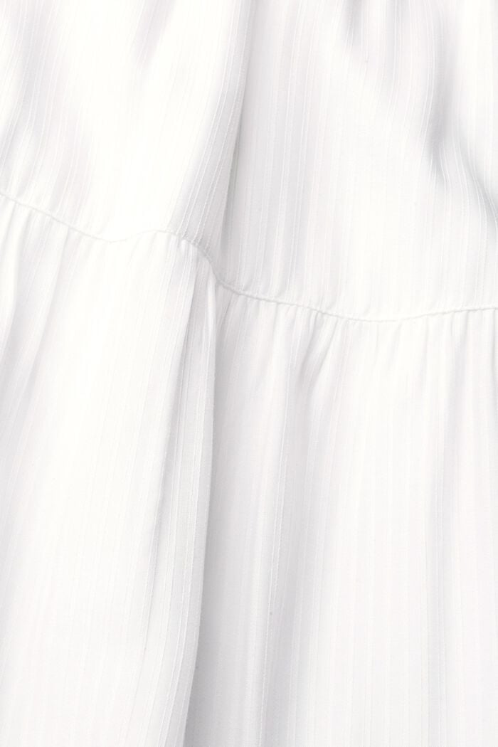 Kjole med fine striber, WHITE, detail image number 6