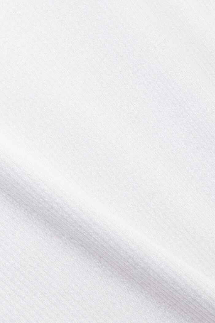 Ribbet sweater-tanktop, WHITE, detail image number 5