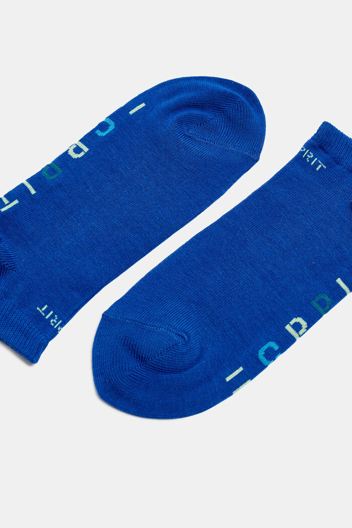 Sneakers-sokker med logo i pakke med 2 stk., DEEP BLUE, detail image number 1