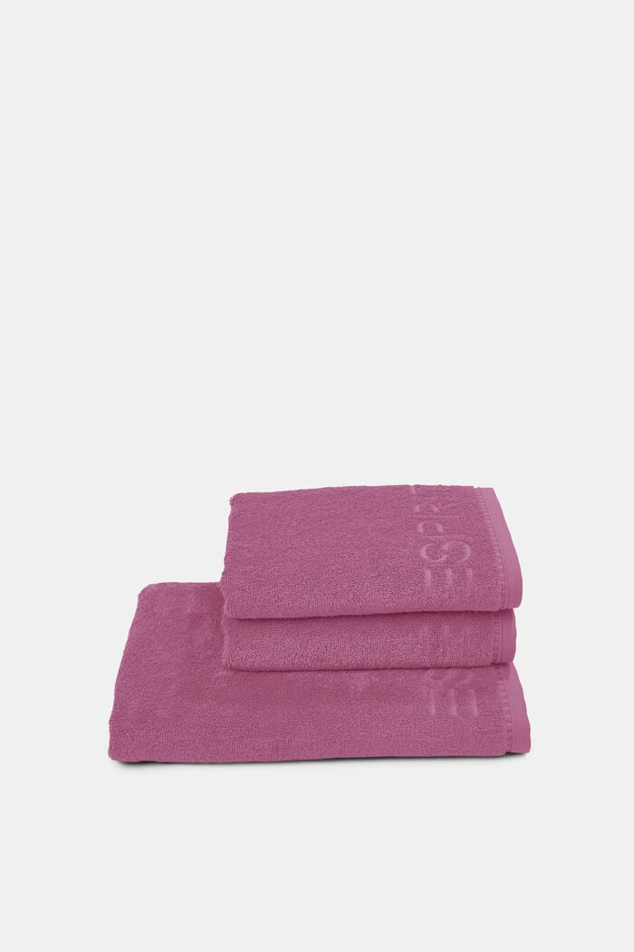 Med TENCEL™: Håndklædesæt af frotté med 3 stk., BLACKBERRY, detail image number 2