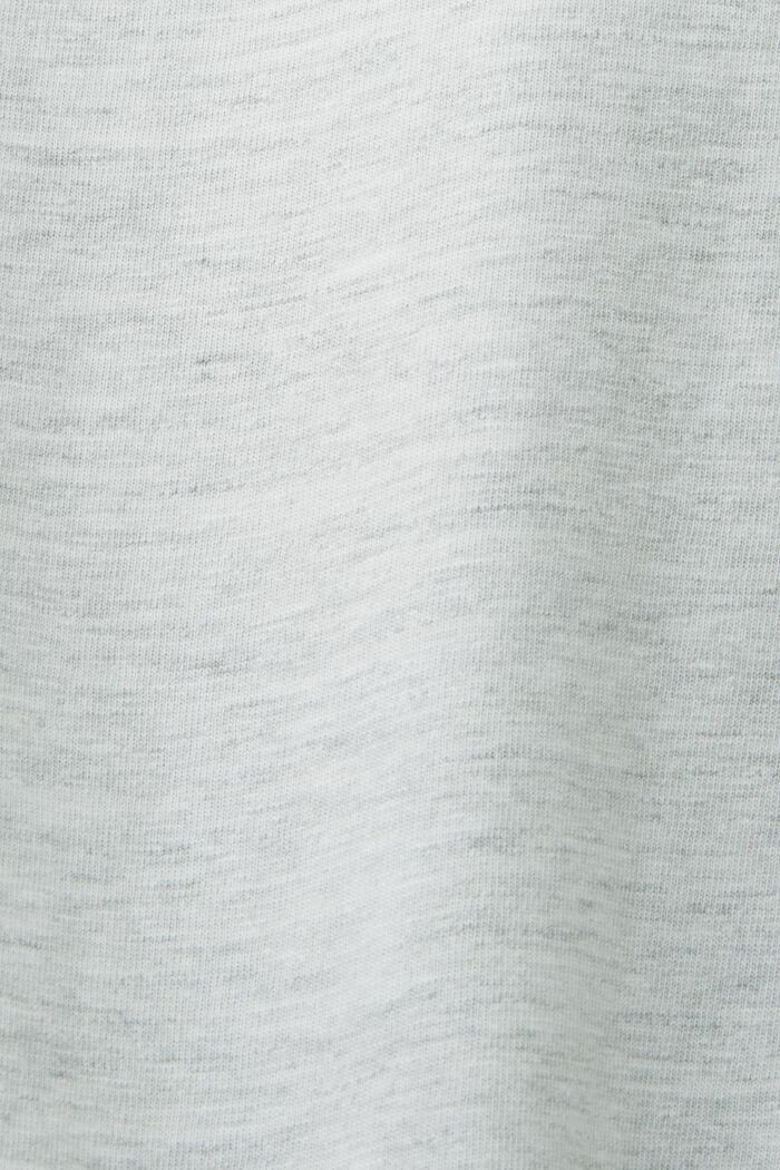 Jersey-T-shirt med rund hals og print, ICE, detail image number 4