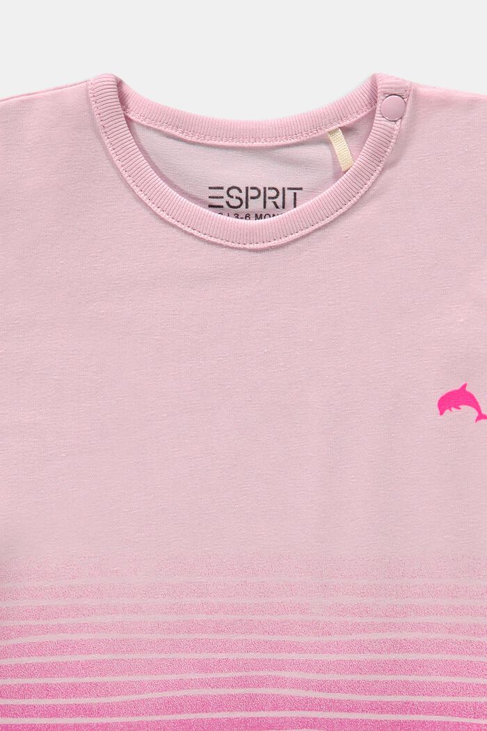 T-shirt med print, økologisk bomuld, LIGHT PINK, detail image number 2