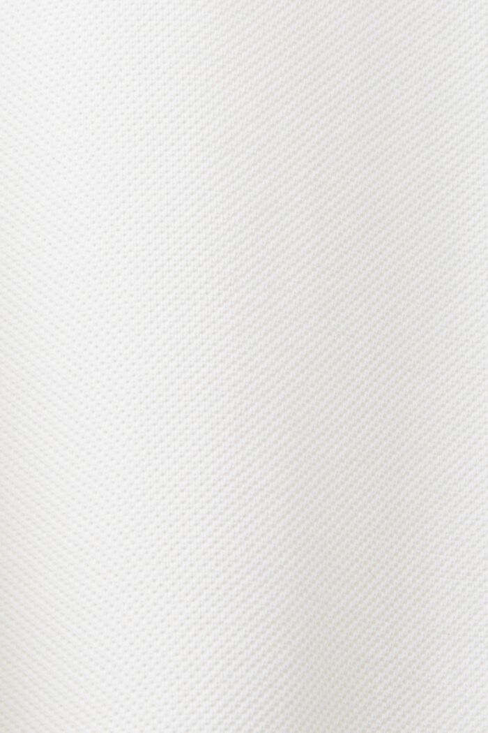 Poloshirt i bomuldspique, OFF WHITE, detail image number 5