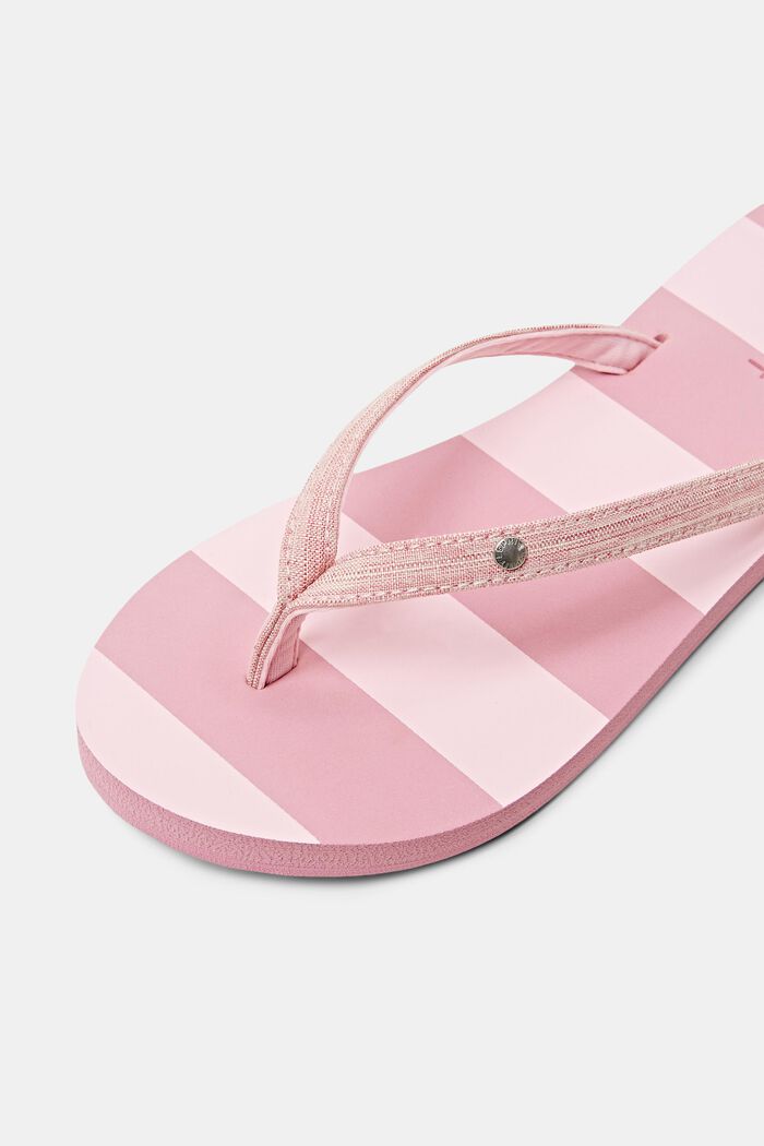 Flip flop-sandaler med tekstilremme, PINK FUCHSIA, detail image number 3
