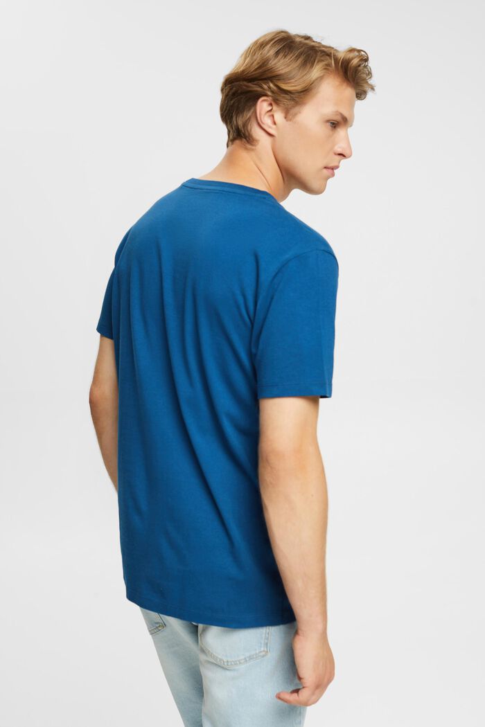 T-shirt med print, PETROL BLUE, detail image number 3