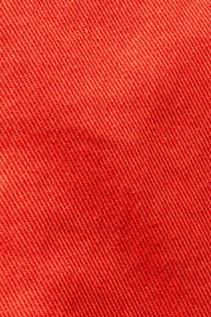 Slim fit-jeans med mellemhøj talje, ORANGE RED, detail image number 6