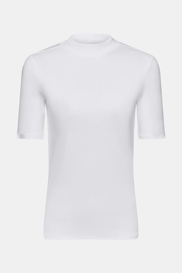 T-shirt i bomuld, WHITE, detail image number 6