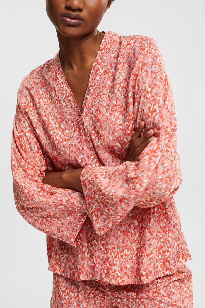 Pyjamas med prikker, LENZING™ ECOVERO™, TERRACOTTA, detail image number 0