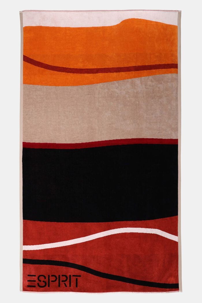 Flerfarvet strandhåndklæde, ROSEWOOD, detail image number 0