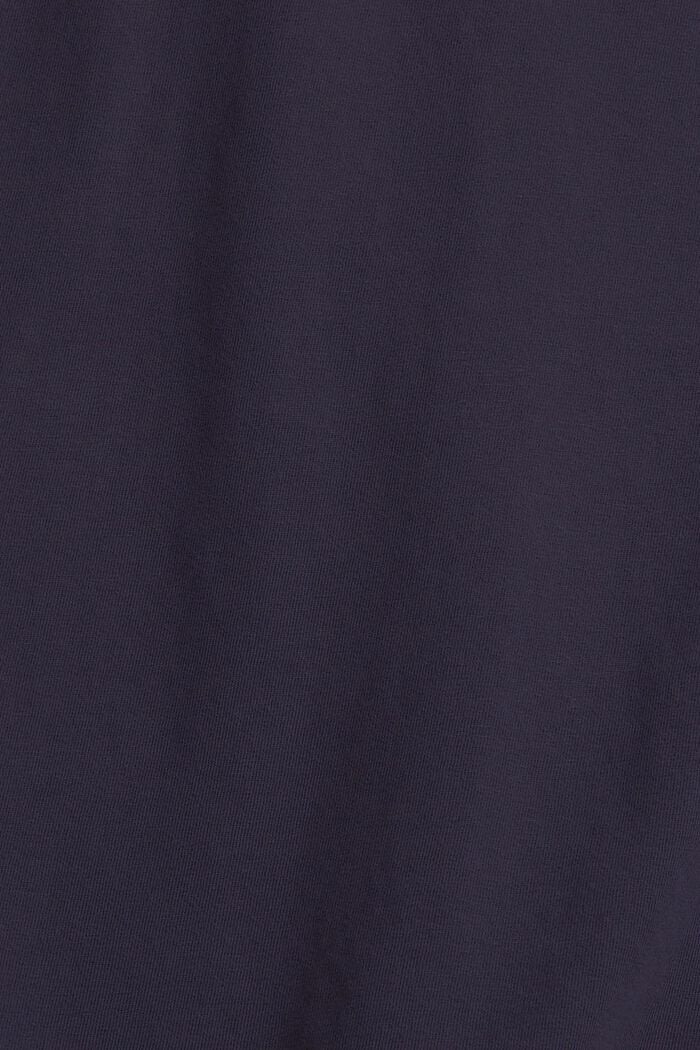 Jersey-T-shirt med logo, NAVY, detail image number 4