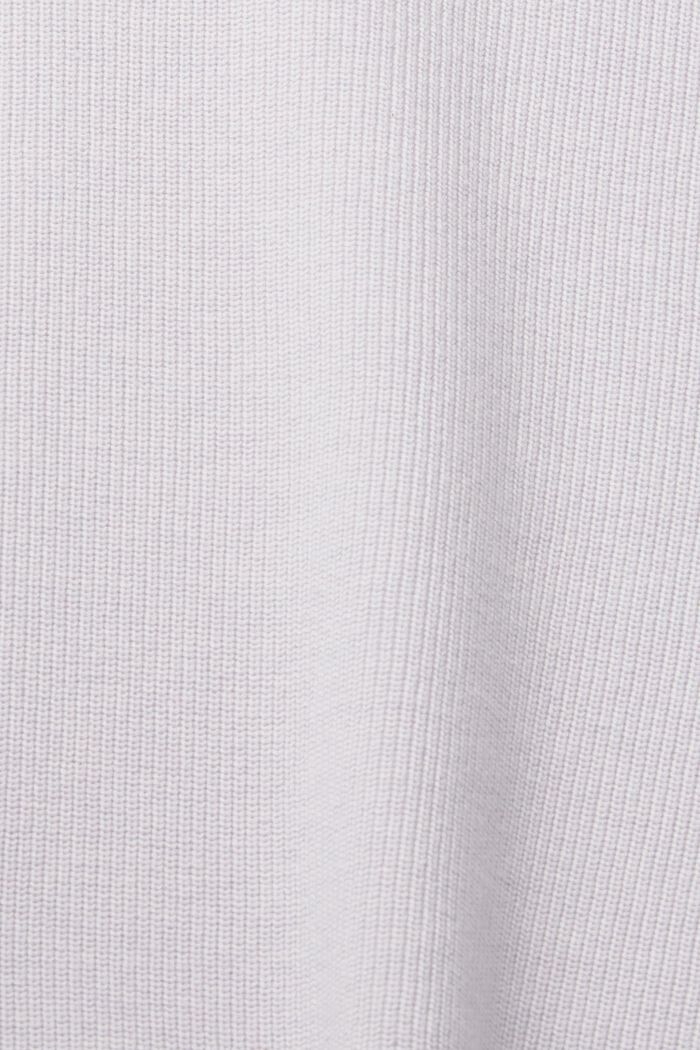 Pullover med C-hals, 100% bomuld, LAVENDER, detail image number 1