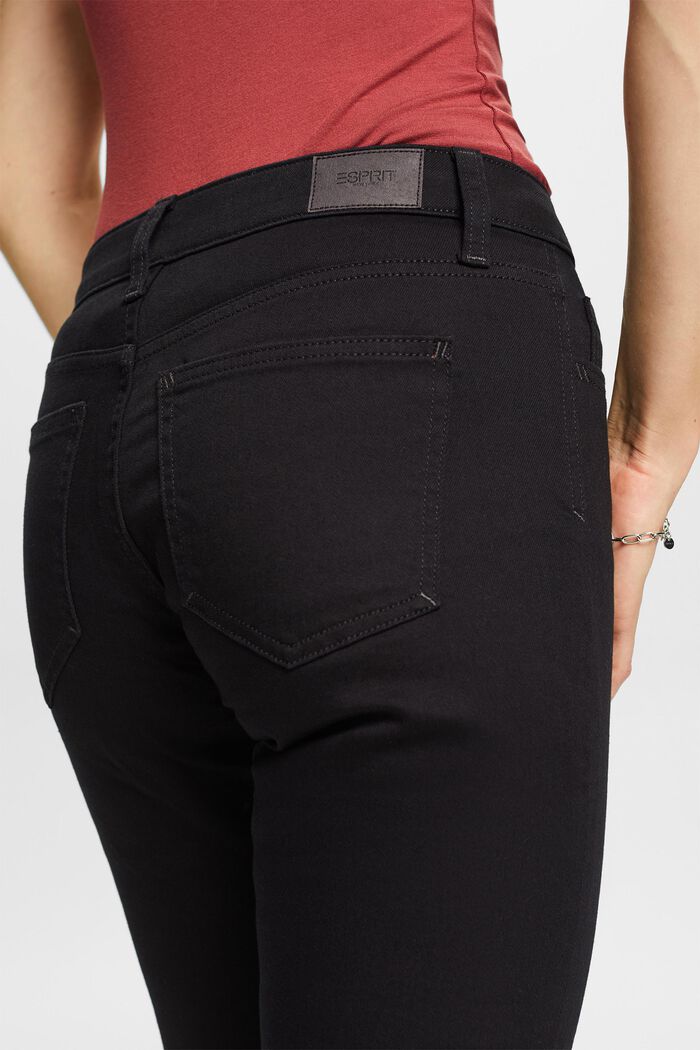 Lige jeans med mellemhøj talje, BLACK RINSE, detail image number 2