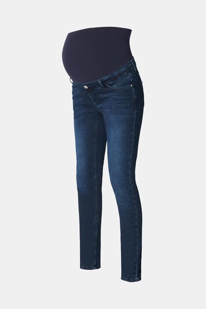 Skinny fit-jeans med høj støttelinning