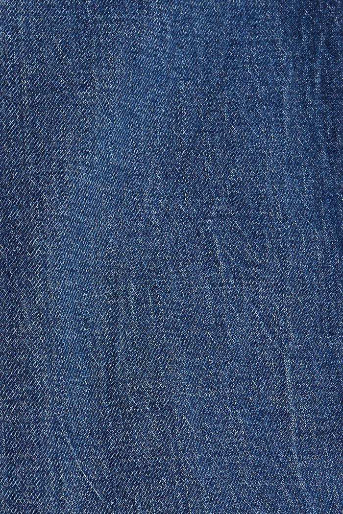 Jeans med lige ben, BLUE DARK WASHED, detail image number 4