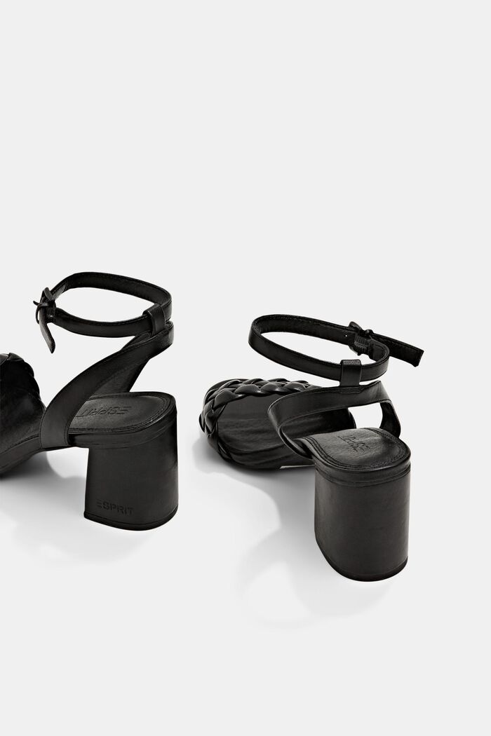 Sandaler med blokhæl, BLACK, detail image number 5