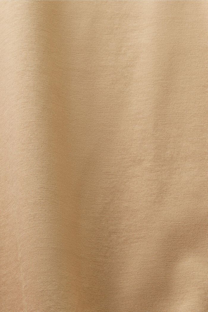 Unisex T-shirt i pimabomuld med print, BEIGE, detail image number 5