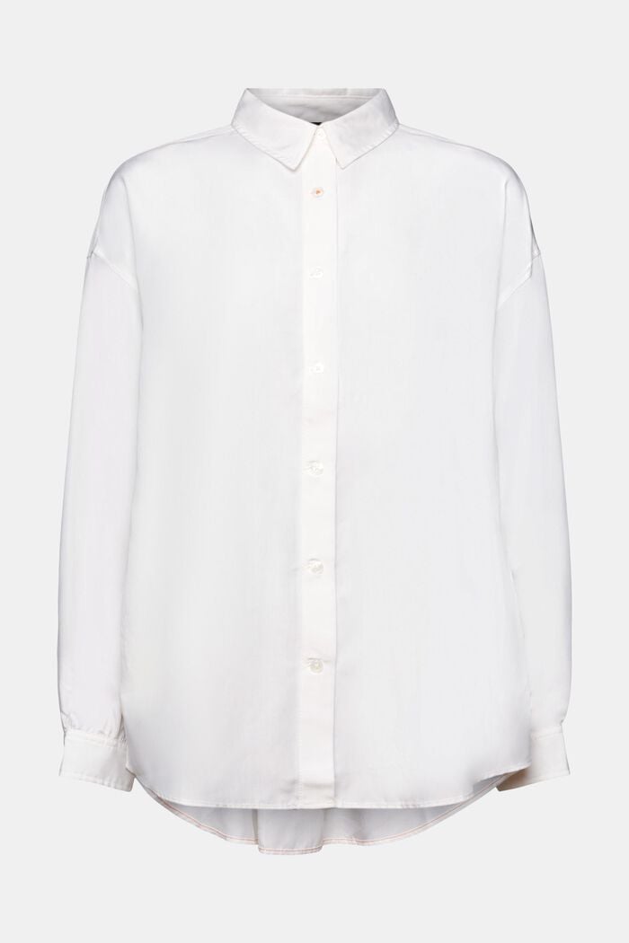 Oversized skjortebluse, WHITE, detail image number 7