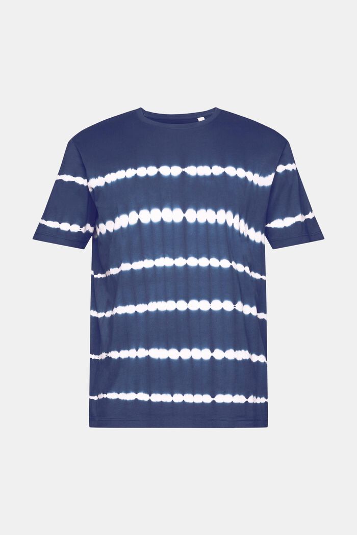 Bomulds-T-shirt med batik, NAVY, detail image number 6