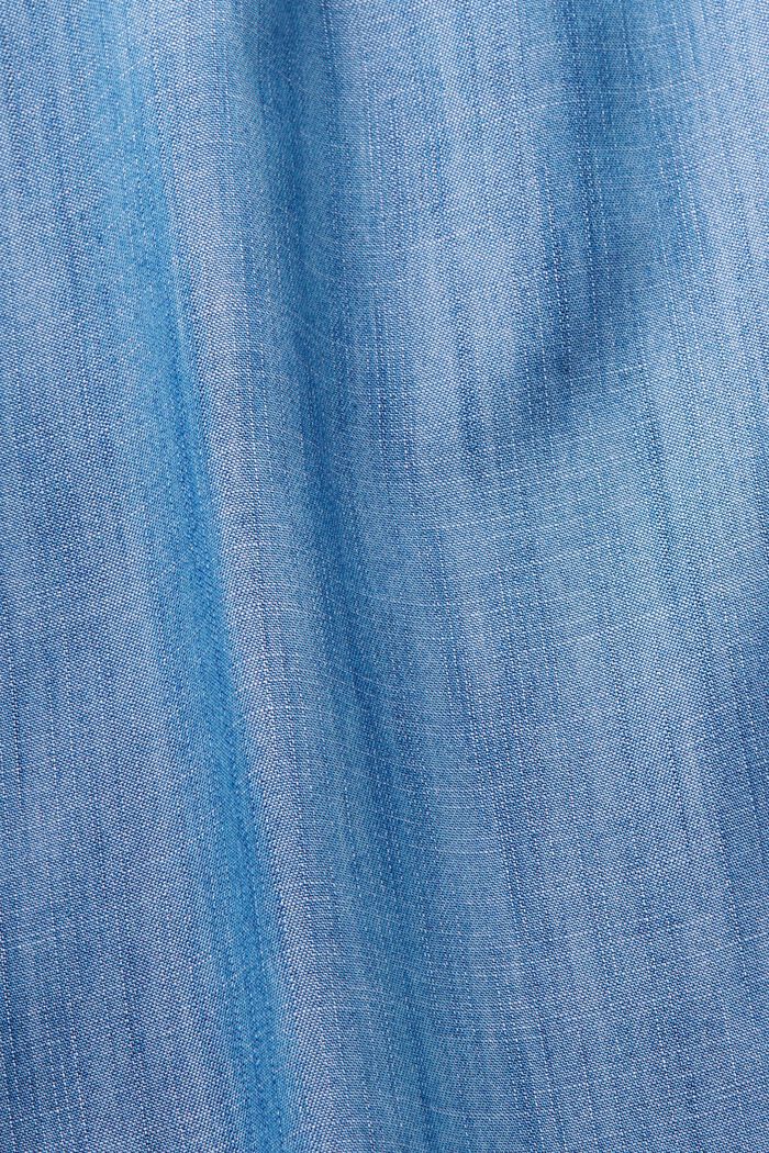 Bluse i denim-look, BLUE MEDIUM WASHED, detail image number 5
