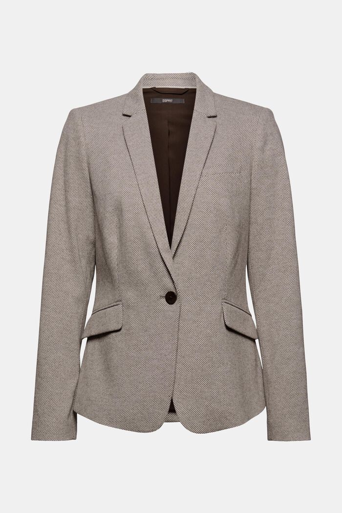 SOFT Mix+Match blazer, CARAMEL, detail image number 6