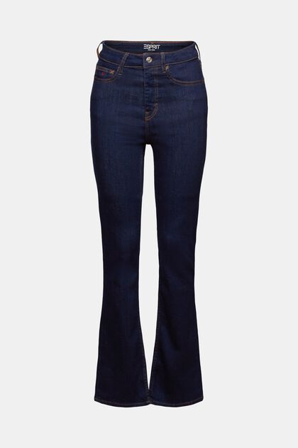 Førsteklasses bootcut-jeans med høj talje