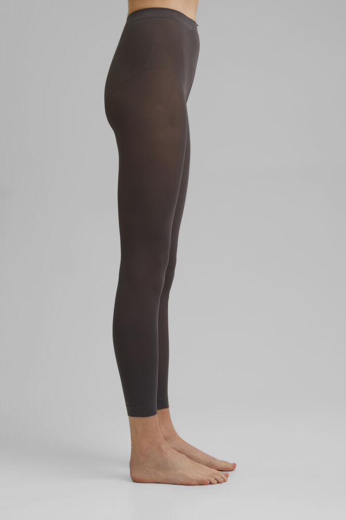 Halv-uigennemsigtige leggings , 50 DEN, STONE GREY, detail image number 0