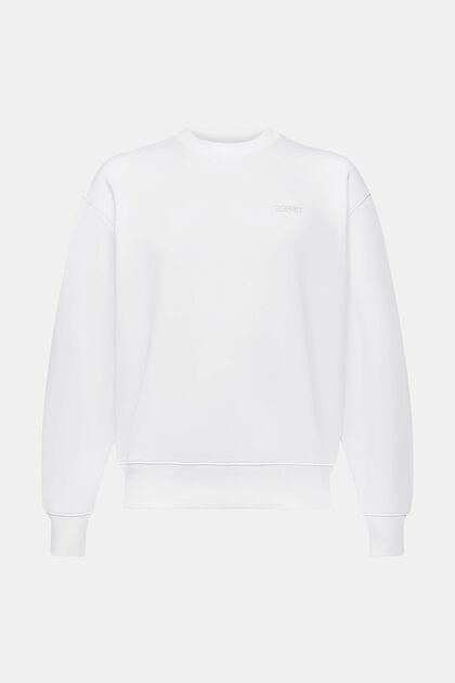 Unisex sweatshirt i fleece med logo