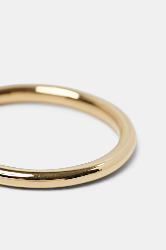 Enkel ring i sterlingsølv, GOLD, detail image number 1