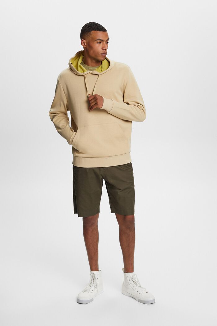Genanvendt: sweatshirt-hættepullover, SAND, detail image number 1