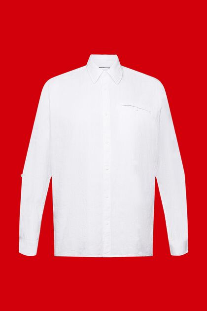 Shirts woven Regular Fit, WHITE, overview