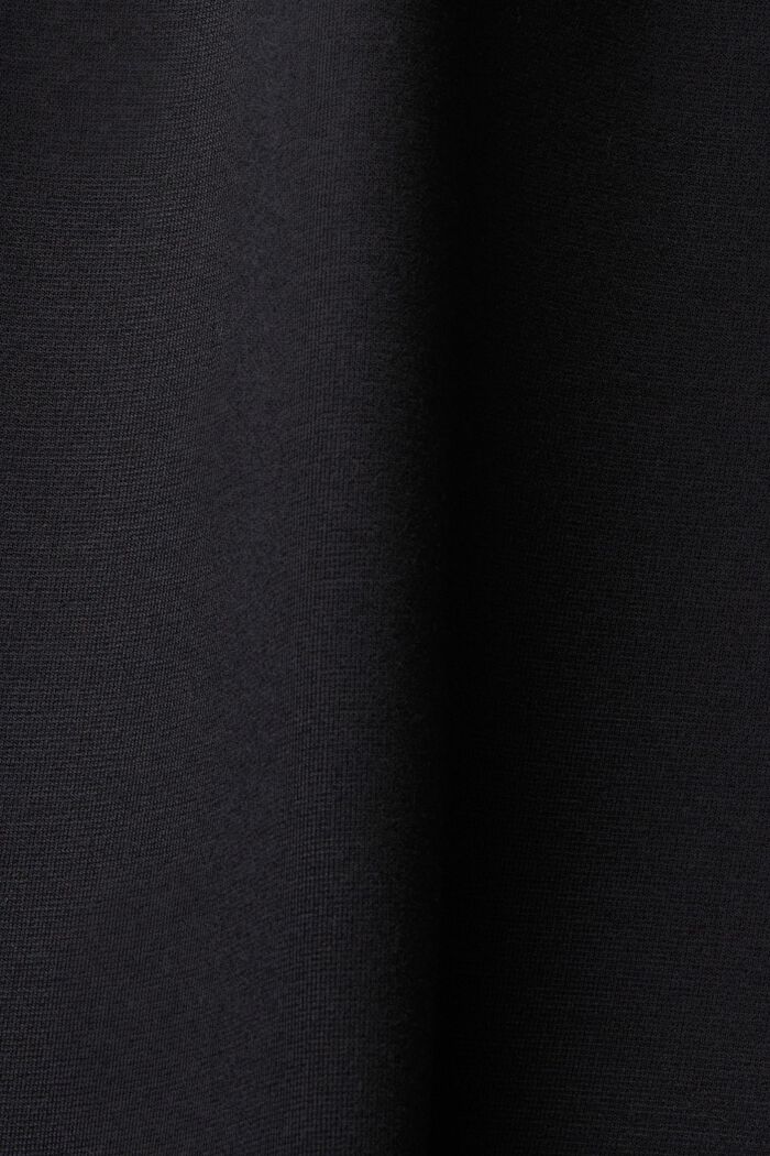 Polokjole i jersey med lynlås, BLACK, detail image number 5
