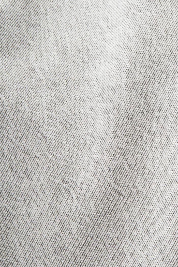 Klassiske retro-jeans med høj talje, GREY LIGHT WASHED, detail image number 6